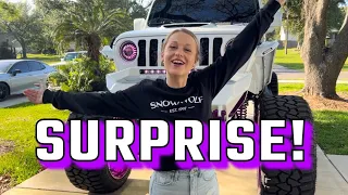 ￼ Surprising my girlfriend with her dream Jeep!!