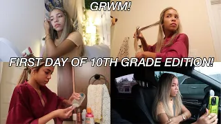 GRWM: first day of school! (sophomore edition)