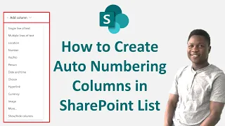 How to Create Custom AutoNumbering Columns in SharePoint List
