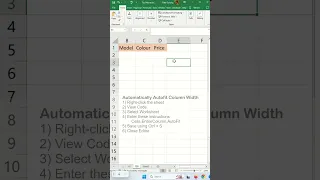 How to AutoFit in Excel | Excel Cells expand to fit text automatically - Excel Tips and Tricks