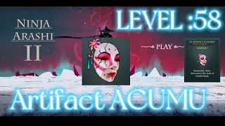 Artifact AKUMU location | Ninja Arashi 2 | without dying | Found artifact AKUMU | Best gameplay |