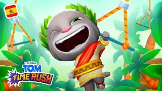 ¡Diversión en los trapecios de Mundo pirata! 💪🏴‍ NUEVA jugabilidad de Talking Tom Time Rush