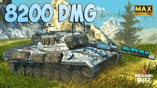 5 Kill with Leopard 1 ⭕️ 8200 DAMAGE! ⭕️ Ace Badge ⭕️ WoT Blitz Gameplay