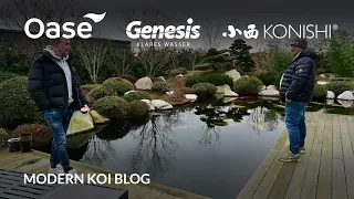 Modern Koi Blog #5808 - So überwintert Ole seine Traumkoi im Traumteich im Traumgarten