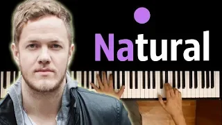 IMAGINE DRAGONS - NATURAL ● karaoke | PIANO_KARAOKE ● ᴴᴰ + SHEETS & MIDI