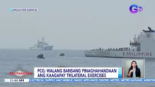Mga coast guard ng Pilipinas, Japan at U.S., nagsasanay sa Kaagapay Trilateral Exercises | BT