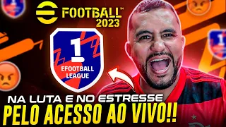 🚨🔥 TENTANDO MELHORAR NOSSA GAMEPLAY AO VIVO | JOGATINA NA LIGA EFOOTBALL | EFOOTBALL 2023