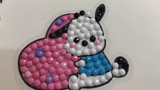 Pochacoo Diamond Painting Sticker || Sanrio Diamond Painting Sticker