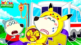 Pikachu Mamãe, Tente Duro! - Wolfoo Cuida da Mamãe Grávida | @wolfooemportuguesoficial