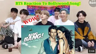 BTS reaction to bollywood song_Bang Bang song_||BTS reaction to Indian songs_BTS 2020||