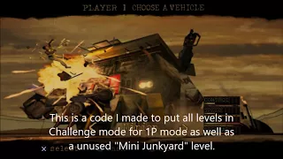 Twisted Metal Black: Hidden Cheats and Unused Level