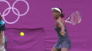 V. Williams (USA) v Wozniak (CAN) Women's Tennis 2nd Round Replay - London 2012 Olympics