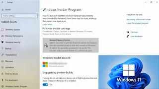 How to Configure Your Computer to Join the Windows Insider Program