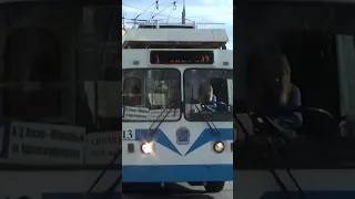 Троллейбус ЗиУ-682 КР Иваново борт 13 по маршруту 1 г.Подольск
