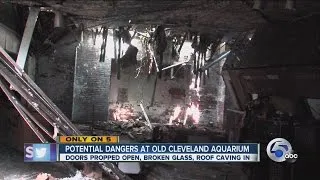 Abandoned Cleveland Aquarium closed 30 years