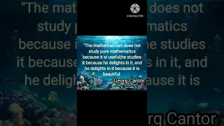 Mathematics quotes||Georg  Cantor||Aj Mathematics
