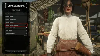 Red dead redemption 2 online-Traje da polícia top(criação)