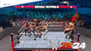 30 MAN ROYAL RUMBLE MATCH | WWE 2K24 | PS5 4K60