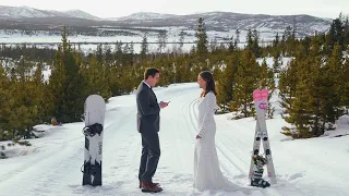 Ski Elopement Wedding Film | Winter Park Colorado