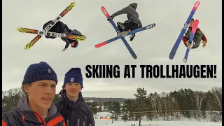 Skiing at Trollhaugen!