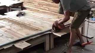 Traditional woodwork making