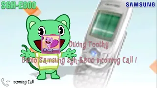 Demo Samsung SGH-E800 Incoming Call !