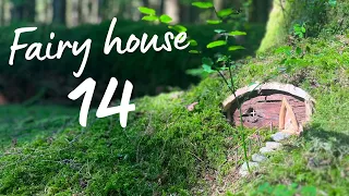 DIY Fairy Hobbit House using natural materials