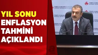 Merkez Bankası Başkanı Kavcıoğlu, yılın 3. enflasyon raporunu açıkladı | A Haber