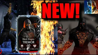 MK Mobile. NEW BRUTALITY Black Dragon Team is AMAZING! Tremor, Kabal, and Erron Black Gameplay!