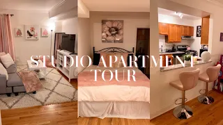 My Official Studio Apartment Tour | 660sqft | Shantierra Gillespie