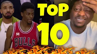 TOP 10 ALL TIME NBA Celebrity REACTIONS *TOP 10 NBA REACTION*