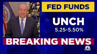 Fed holds rates steady, indicates three cuts coming in 2024