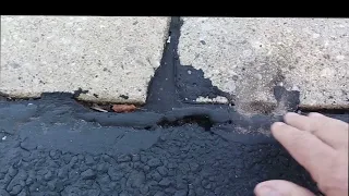 Driveway Asphalt Repair and Seal Coat