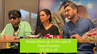 IMRAN ASHRAF, AMAR KHAN & ADNAN SIDDIQUI MEET UP WITH PRESS & MEDIA | DUM MASTAM THE FILM | VLOG #43