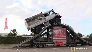 Mercedes Unimog U4023 Offroad Capabilities Demo