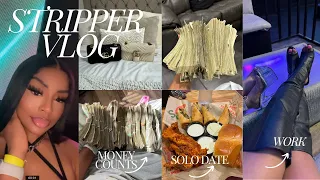 Stripper VLOG♡: NEW CLUB, NEW CITY, Money Counts, Work Nights, New BAG, Solo dates, And moreヅ