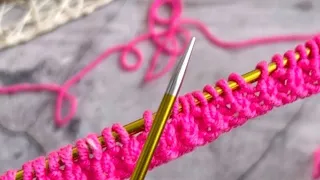 A new way to knitting. This is so beautiful and easy to follow. knitting step by step.