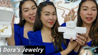 💎👑 Dora's Jewelry Unboxing and review | Jewelry Try-on Haul | doraslifeofluxury.com💎👑