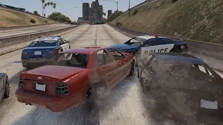 GTA 5 Car Crashes Compilation With Realistic Deformation Mod #17