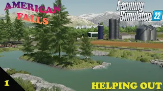 American Falls Ep 1     Saving the community     Farm Sim 22