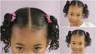 Easy Hairstyle With Beads | Cute Hairstyle for Little Girls