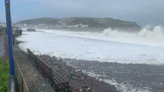 STORMY DAY at Llandudno, North Wales