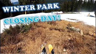 WINTER PARK/MARY JANE Closing Day 2023 is a BANGER!! (Grass Skiing?!)