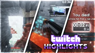 This is how you DONT speedrun Minecraft • Twitch Highlights • NiceTwice