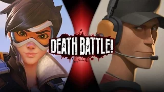 Tracer VS Scout (Overwatch VS Team Fortress 2) | DEATH BATTLE!