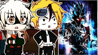 Boku no Hero (MHA) React to Goku || Gacha React