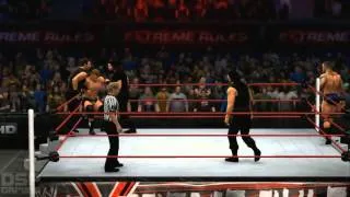 WWE2K14 Extreme Rules Sims - The Shield vs. Evolution