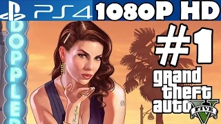 Grand Theft Auto 5 Walkthrough Part 1 PS4 Gameplay GTA V Let's Play Playthrough Review 1080p HD