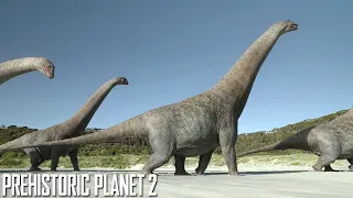 #สปอย ซีซั่น 2 ตอนที่ 5 ทวีปที่มีไดโนเสาร์ตัวใหญ่ที่สุด Prehistoric Planet SS2 EP5