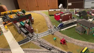 HO Model Train in Action